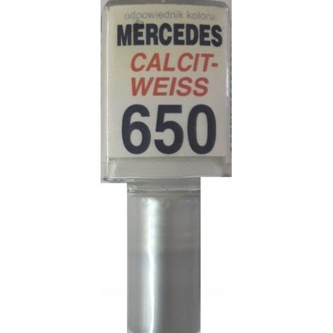 Reparación de arañazos en la pintura del Mercedes 650 Calcitweiss, 10 ml Arasystem (1/5)