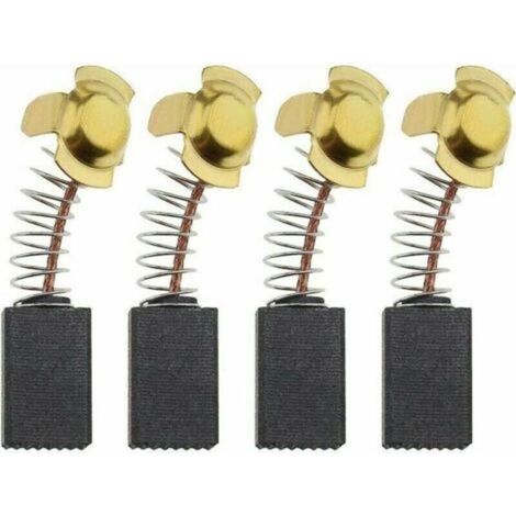 2 Paires Balais de Charbon Moteur Rechange de Perceuse Filaire Compatibles avec Titan TTB653SDS 1500w SDS Plus, 6x10x16mm-