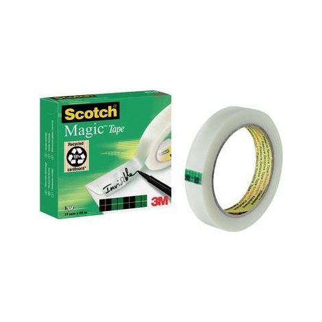 Scotch Magic Tape 810 Adatto per uso interno 66 m Fibra, Carta Bianco
