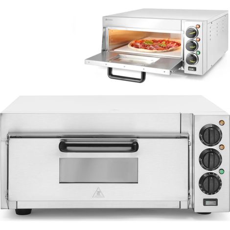 Forno per pizza monocamera per 1 pizza grande 2000 W 230 V - Hendi 220290