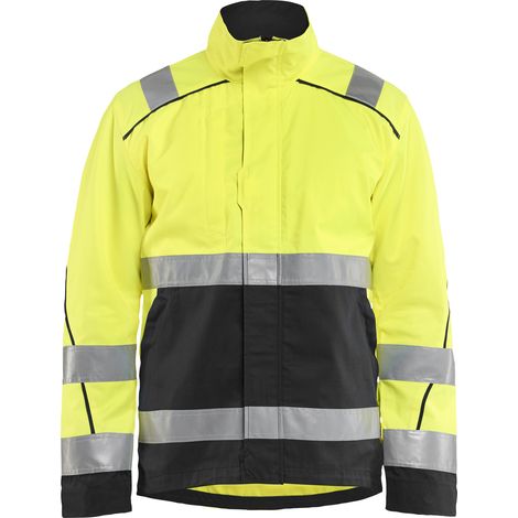 Veste de travail haute-visibilité 4429 Jaune fluo/Noir 6XL