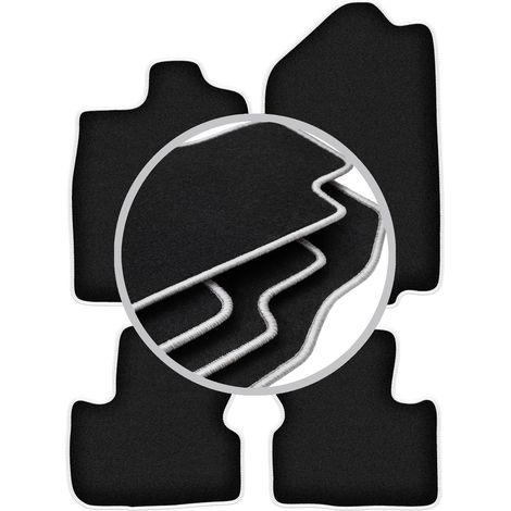 Tapis de sol Carlux argentés pour : Opel Vectra A berline, liftback, hatchback (1988-1995) (1/5)
