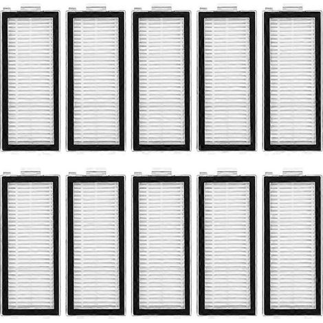 Filtres HEPA de rechange pour aspirateur robot Roborock Qrevo Curv 2 Flow - Accessoires - Filtres lavables (lot de 10) (1/5)