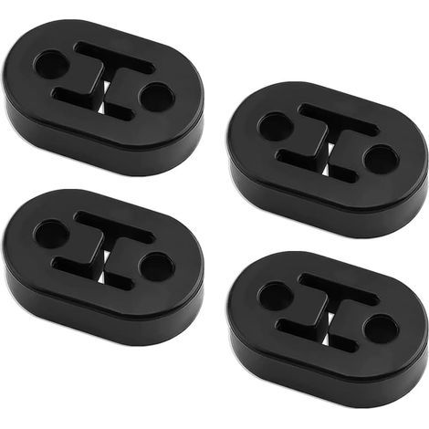 Soporte para escape, 4 piezas, universal, para bloque silencioso de escape, soporte para silenciador, soporte de goma aislante para silenciador de escape de coche. (1/5)