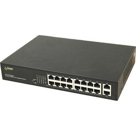 Pulsar 18 Ports 16x PoE + 2xUPLINK 160W S116
