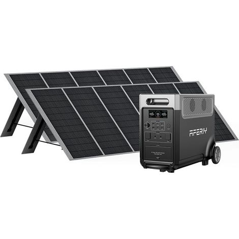 Tragbare Energie-Station - AFERIY - P310 - 3600W - 3840Wh LiFePO4 - 2x 400W Panels