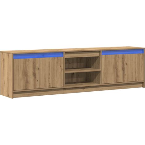 Mobile TV Armadietto TV Unità TV 180 x 34 x 50 cm Marrone Legno multistrato (1/4)