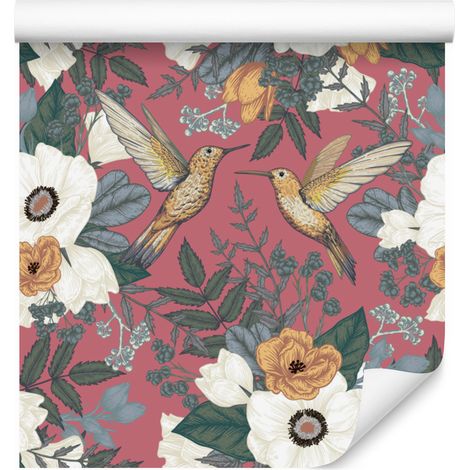 Papier peint colibris pour salon et chambre 50x1000 cm (1/5)