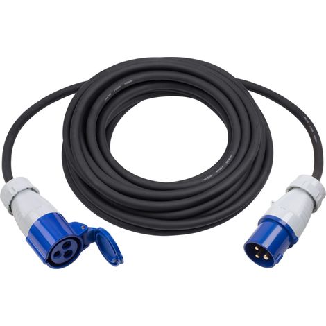 Meister Camping CEE-Verlängerungskabel 10 m – 16 A - 230 V – IP44 – für außen (IP44) – H07RN-F3G 2,5 mm² Kabel (1/4)