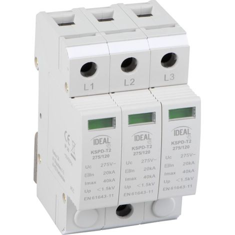 Scaricatore di sovratensione 3P KSPD-T2 275/120 (1/3)
