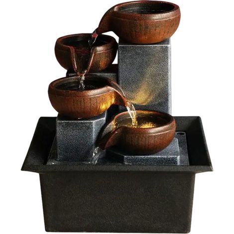 Fontaine de bureau décorative pour la maison, accessoires de fontaine de bureau, accessoires Feng Shui pour le bureau (1/5)