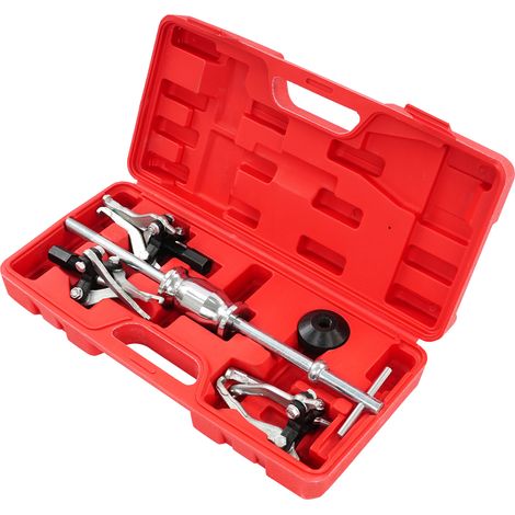 Kit d'extracteur avec marteau à inertie - Kit universel d'extraction de roue dentée intérieure et extérieure pour l'extraction des roulements d'engrenages (1/5)