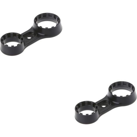 Outil d'installation de Fourche réparation à vélo fourchettes vélo Outil pour de Fourche vélo Outil de dépose de Bague de Blocage de Volant Black (1/5)