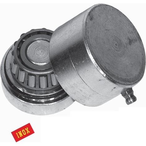 Deco Fer Forge – Pivot bas à bille articulé pour portail – Charge lourde 400kg – Ø45mm – Inox – À souder – Pour tube 30x30mm ou 40x40mm (1/2)
