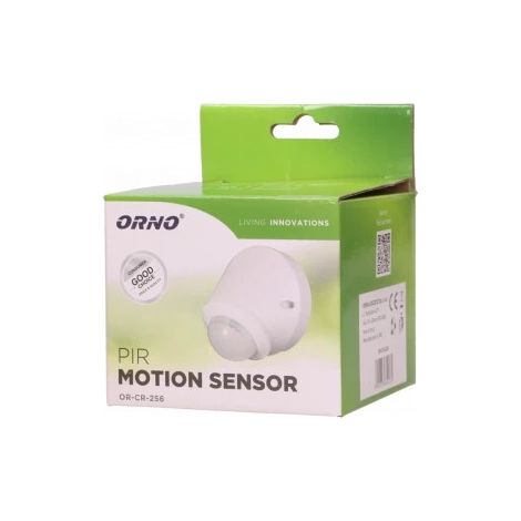 Détecteur de mouvement 360° - Blanc - Réglable - Automatique - IP65 - LED compatible (1/5)