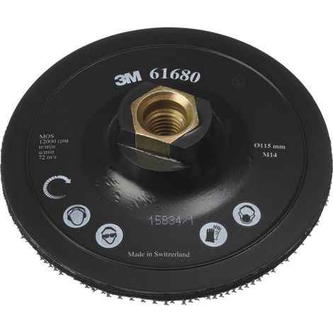 3M Stützteller Scotch Brite™ DH-AC D.115mm M14 m.Zentrierung 3M (1/3)