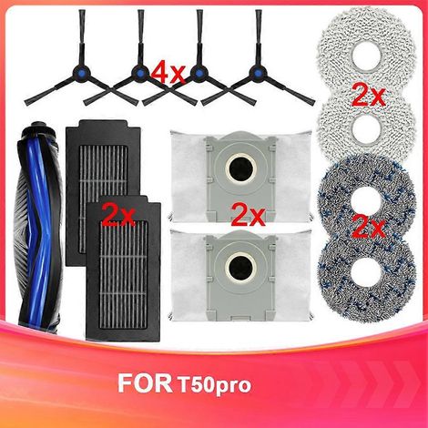 Accessoires et pièces détachées pour aspirateur robot Ecovacs T50pro - Kit de remplacement (1/5)