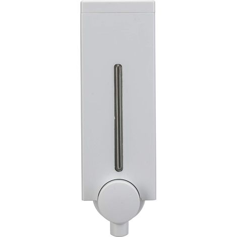 Croydex Soap Dispenser Wall Mounted Liquid Bathroom Hand Soap Shower Gel, 450ml (1/4)