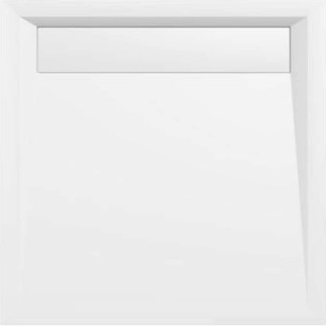 Polysan Platos de ducha - Plato de ducha Arena, 90x90x4 cm, con tapa, blanco 71601