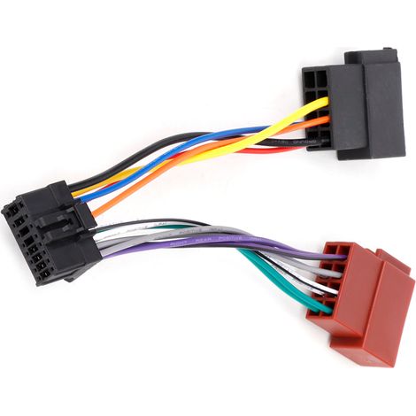 Adaptateur autoradio 16 broches vers Mini ISO 8 broches, câble de connexion compatible Pioneer 2003 et après (1/5)