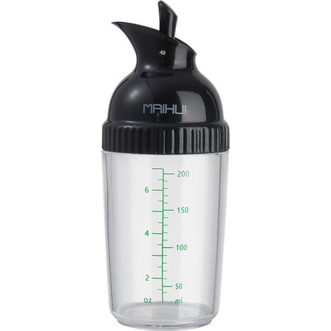 Gewürzstreuer – Auslaufsichere Mischflasche mit Einhandhebel – Für Salatdressings und Marinaden – 250 ml (1/5)