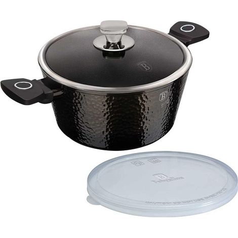 Berlinger-Haus Primal Gloss Bratentopf Schwarz 24 cm