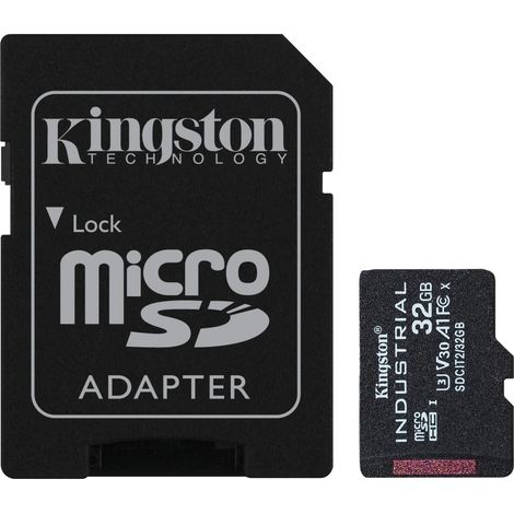 KINGSTON MicroSDHC Karte Industrial 32GB inkl. SD-Adapter