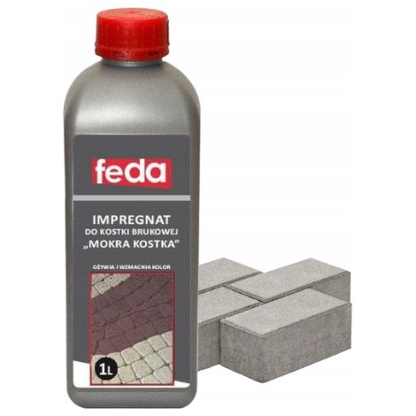 Impregnación protectora a base de agua Feda para adoquines 1l