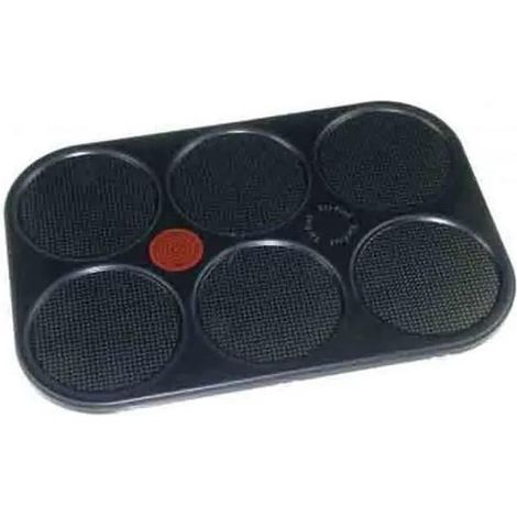 Crêpeplatte tefal schwarz 6 Crêpes gleichzeitig