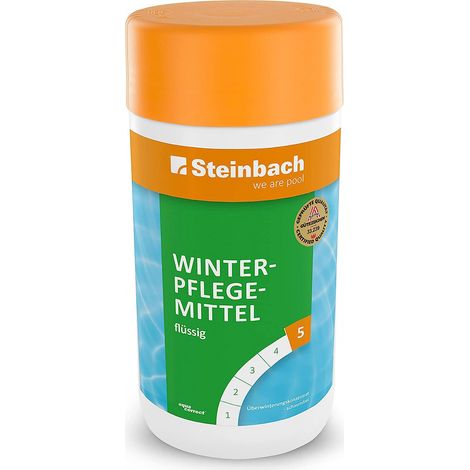 Steinbach Poolpflege Winterpflegemittel 1 L, Algenverhütung, flüssig, 12% Poolchemie (1/5)