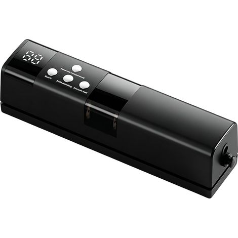 Machine à emballer sous vide portable avec écran LED, idéale pour emballer sous vide les en-cas, les chips, la farine, les céréales, etc. - Convient pour la viande, les en-cas, la farine, les céréales (1/5)