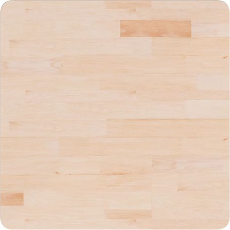 Dessus de table Dessus de bureau Plateau de table carré 60x60x4 cm Bois chêne massif non traité