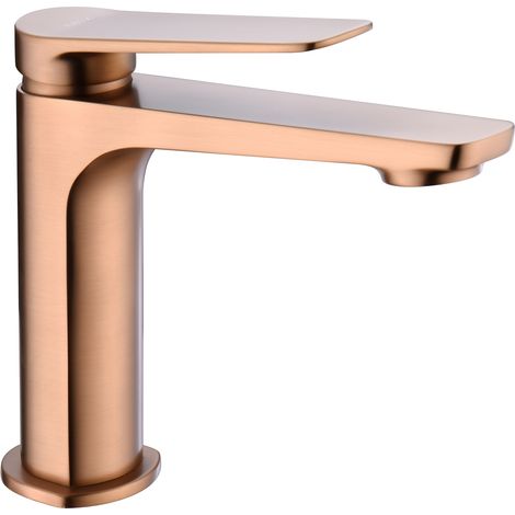 Monomando lavabo Nápoles oro rosa cepillado