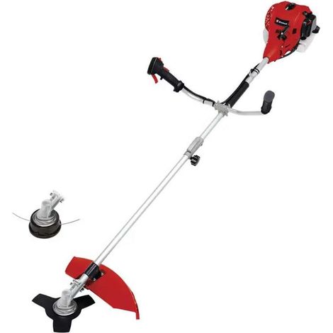 Einhell Decespugliatore termico GC-BC 30/1 I AS (potenza 1 kW, motore a 2 tempi a basse vibrazioni, accensione digitale, manubrio in alluminio con controlli, con lama a 3 denti e bobina a doppio filo) (1/5)