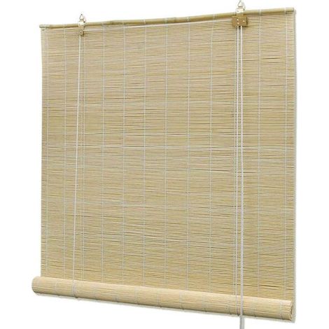 Store enrouleur en bambou naturel, 80 x 160 cm (1/5)