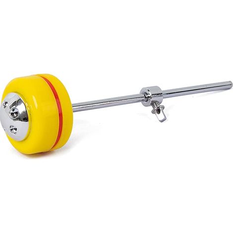Marteau à grosse caisse Marteau à percussion avec tête en silicone pour accessoires de batterie (jaune) (1/5)