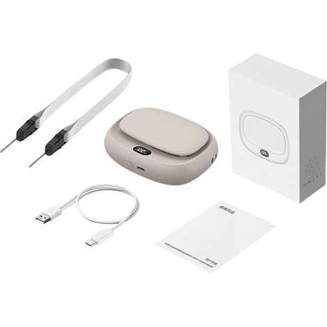 Ventilateur de Cou Rechargeable Batterie 1800mAh Rechargeable USB (1/5)