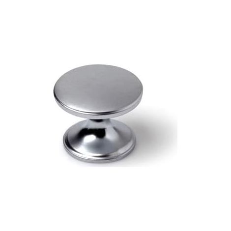 Boutons de meubles - Ronds - Zamak - Modèle antique - Finition mate - Blanc (1/3)