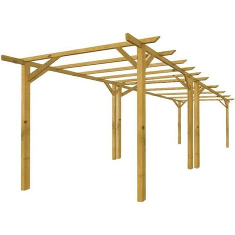 Lumina - Pergola da Giardino 3x6 in Legno (1/3)