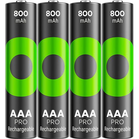 GP ReCyko Pro Micro (AAA)-Akku NiMH 800 mAh 1.2 V 4 St. (1/3)