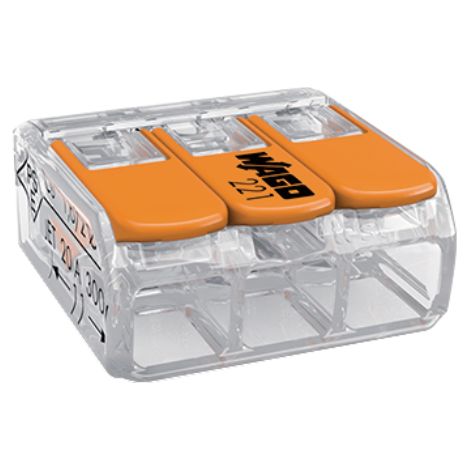 Accessoires de connexion Wago 221-413 levier 32A 450V