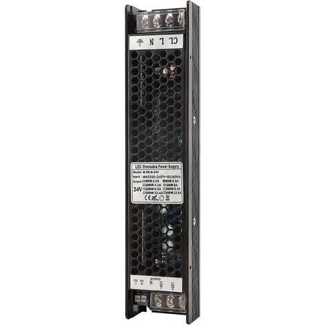 80-W-Dimmnetzteil mit hoher Effizienz, unterstützt SCR, 0–10 V PWM, DALI, 4 Steuermethoden, 24 V/3,3 A