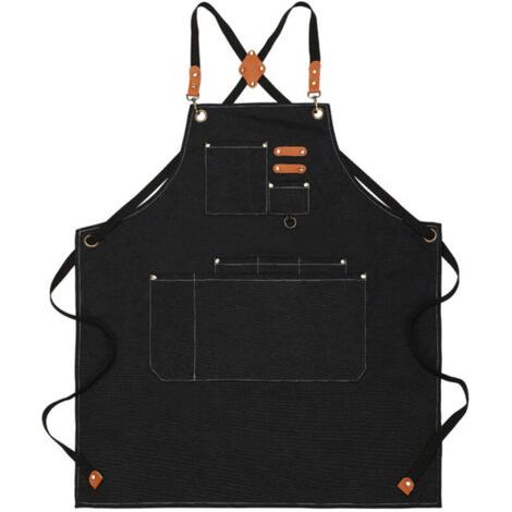 BUNTHAUS Lntyq Tablier de Cuisine,Tablier de Travail,Tablier Barbecue,pour Barbecue, Restaurant, Jardin, Barbecue, Café (1/3)