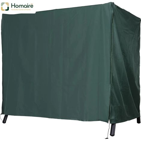 HOMAIRE Abdeckung wasserfest et anti-UV pour Gartenschaukel Hollywood en Oxford vert