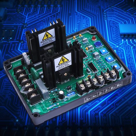 Automatischer Spannungsregler 1-phasig 2-adrig für bürstenlose Stromaggregate AVR GAVR-25A (1/5)