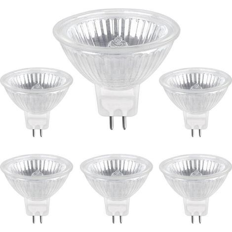 Ampoule Halogene GU5.3 20W 12V, 400lm Blanc Chaud 2700K Dimmable, Ampoule Spot Halogène MR16, pack de 6 (1/5)