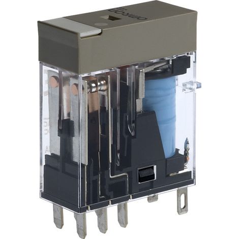 Relè 12Vdc 2ctos. Commutato 5A/250Vac Omron
