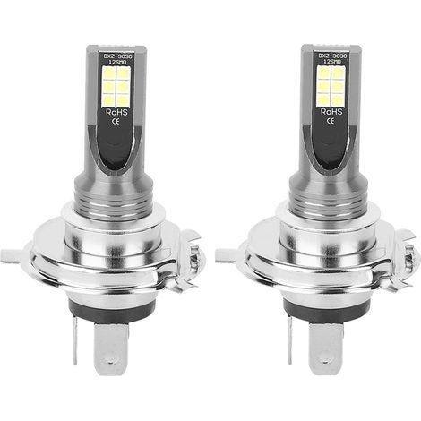 2 Ampoules LED 24W 3030-12LED Feux de Brouillard Avant H4 pour Auto et Moto, Accessoires Véhicule (1/5)
