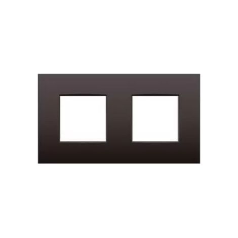 Niko 124-76800 Double Plaque de recouvrement Intense dark brown