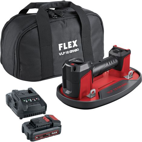 Flex Ventouse d’aspiration sans fil VLP Grabo + batterie 2,5 Ah + chargeur CA 18.0-LD (1/5)